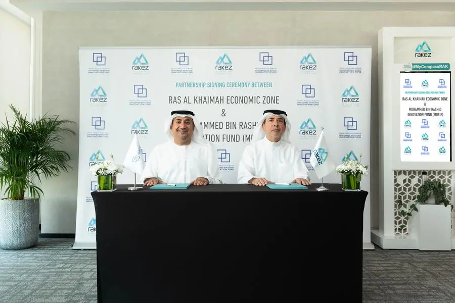 RAKEZ joins forces with Mohammed bin Rashid Innovation Fund