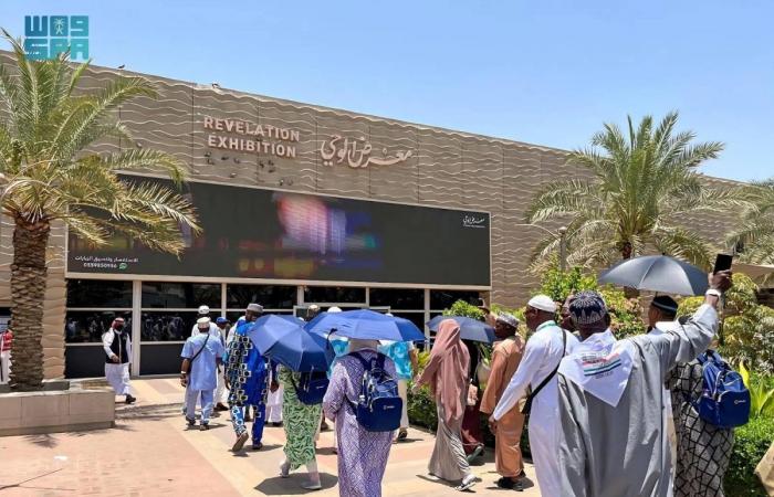 معرض الوحي يوثق قصة نزول الوحي بعروض مرئية وتجارب معرفية تثري رحلة ضيوف الرحمن