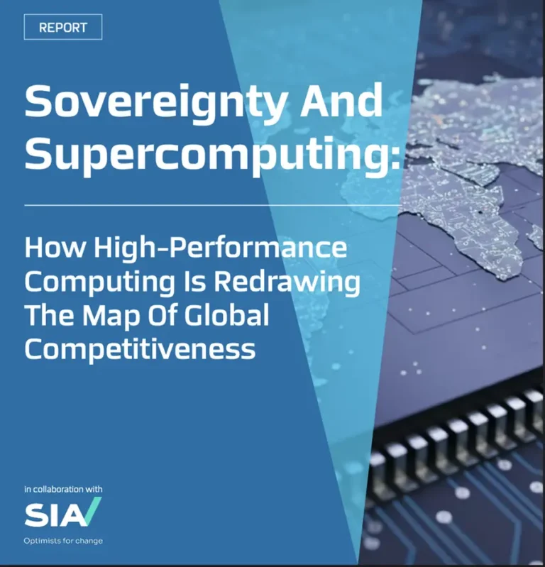 WGS and SIA report on supercomputing: Redefining the global balance of power and economic competitiveness