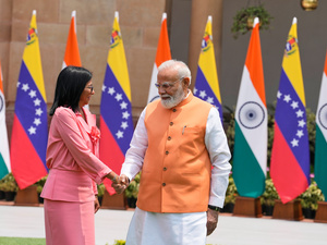 India’s Modi meets Delcy Rodriguez as India expands Venezuela oil imports