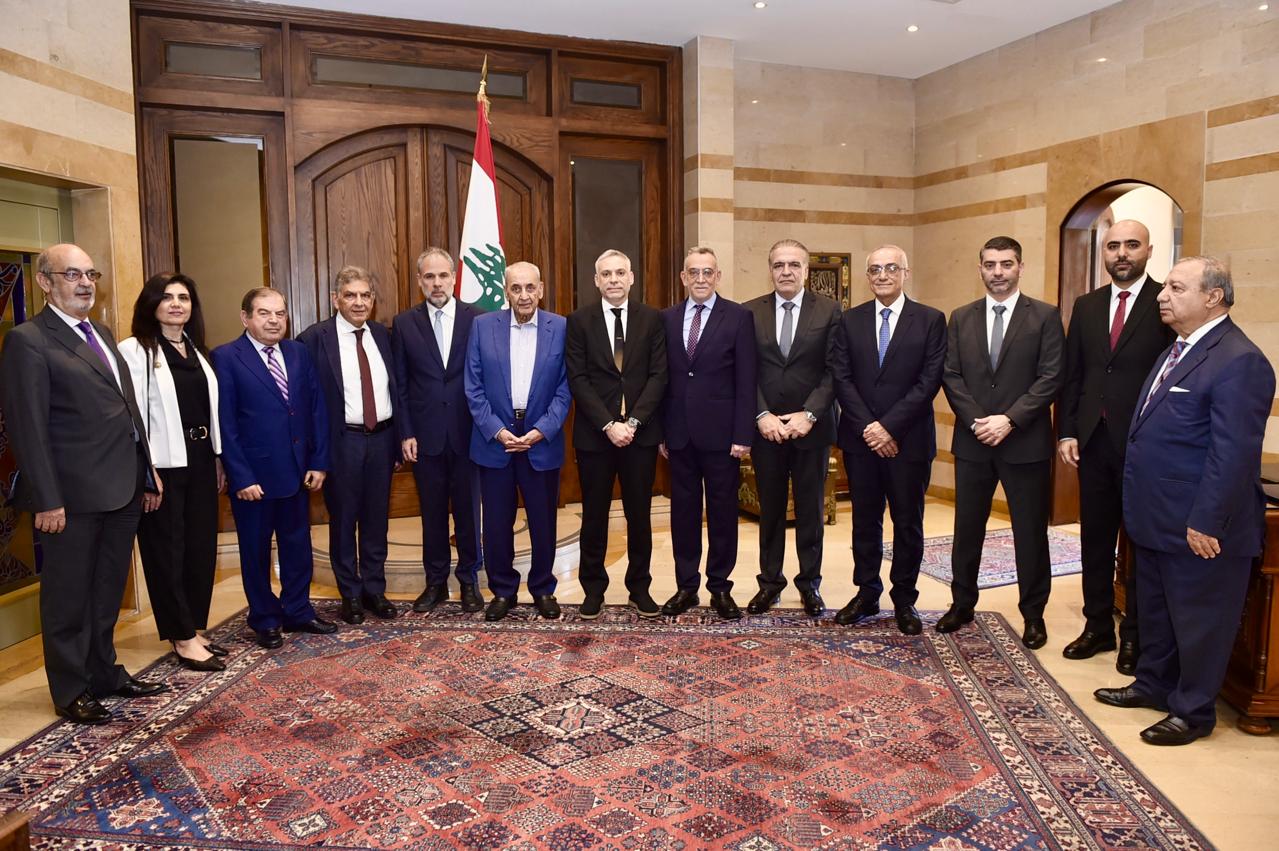 بري يستقبل نقباء المهن الحرة.. مرتينوس: نضع كل إمكاناتِنا لتتمكن الدولة من تعزيز الوحدة الوطنية