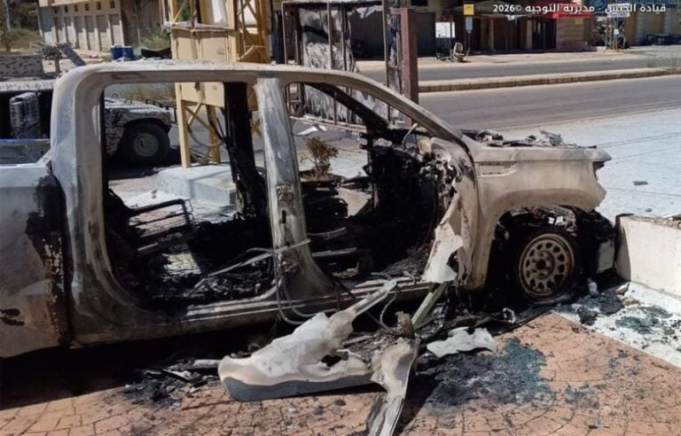 بعد إستهداف آليّة عسكريّة على طريق دير الزهراني – النبطية… بيانٌ للجيش