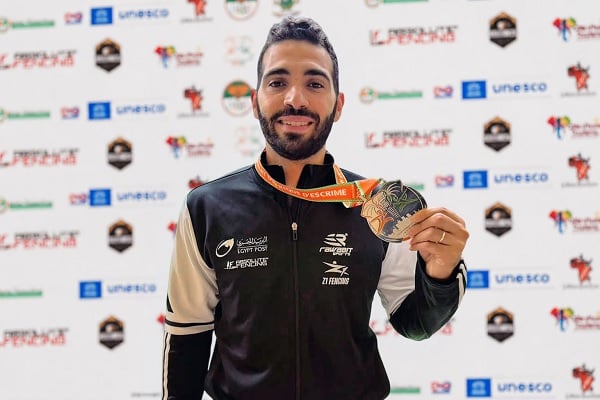 زياد السيسي: فضية أفريقيا محطة مهمة وهدفي ميدالية في أولمبياد لوس أنجلوس
